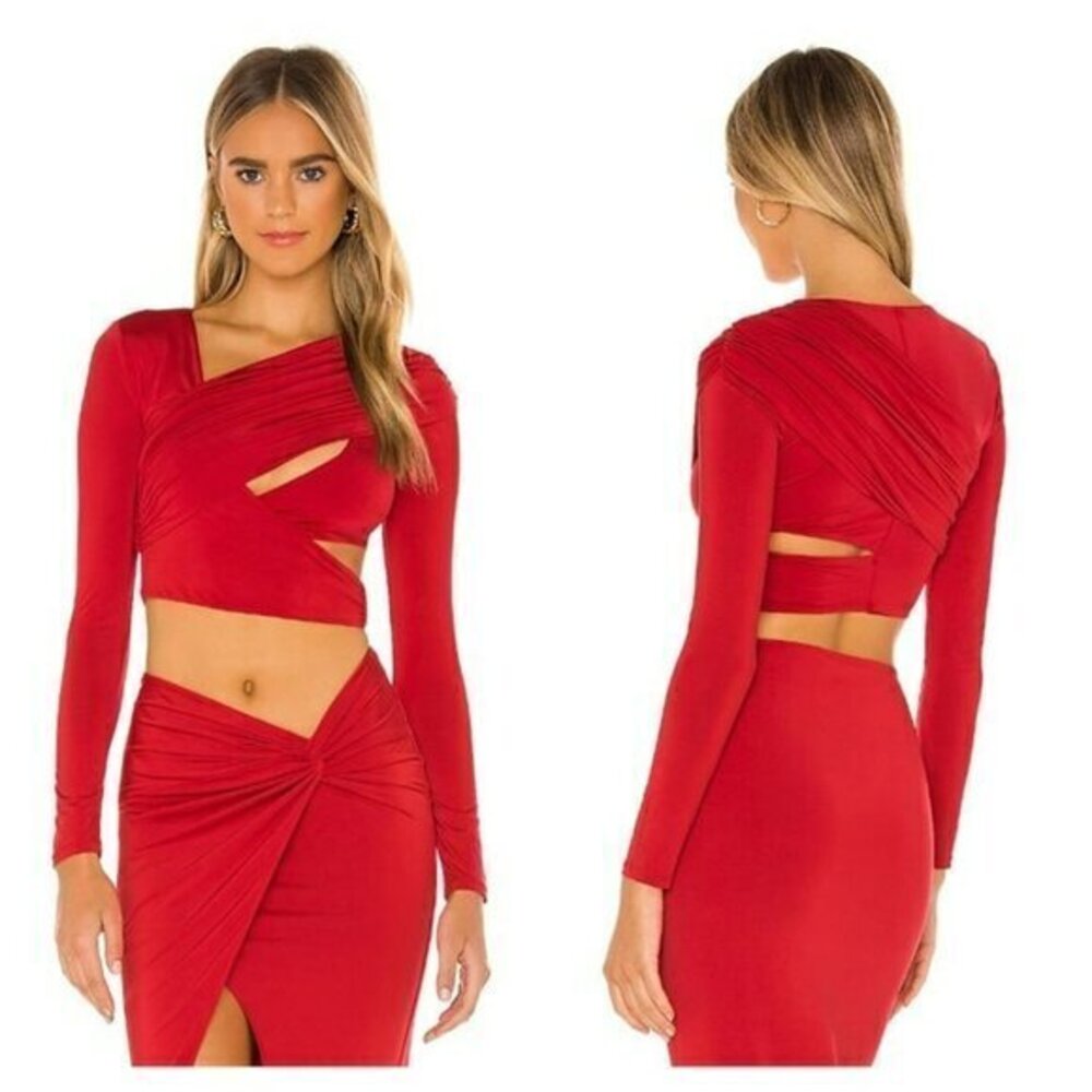 H:ours Cyn Crop Top - Red